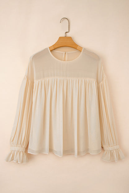 Payton Long Sleeve Chiffon Blouse