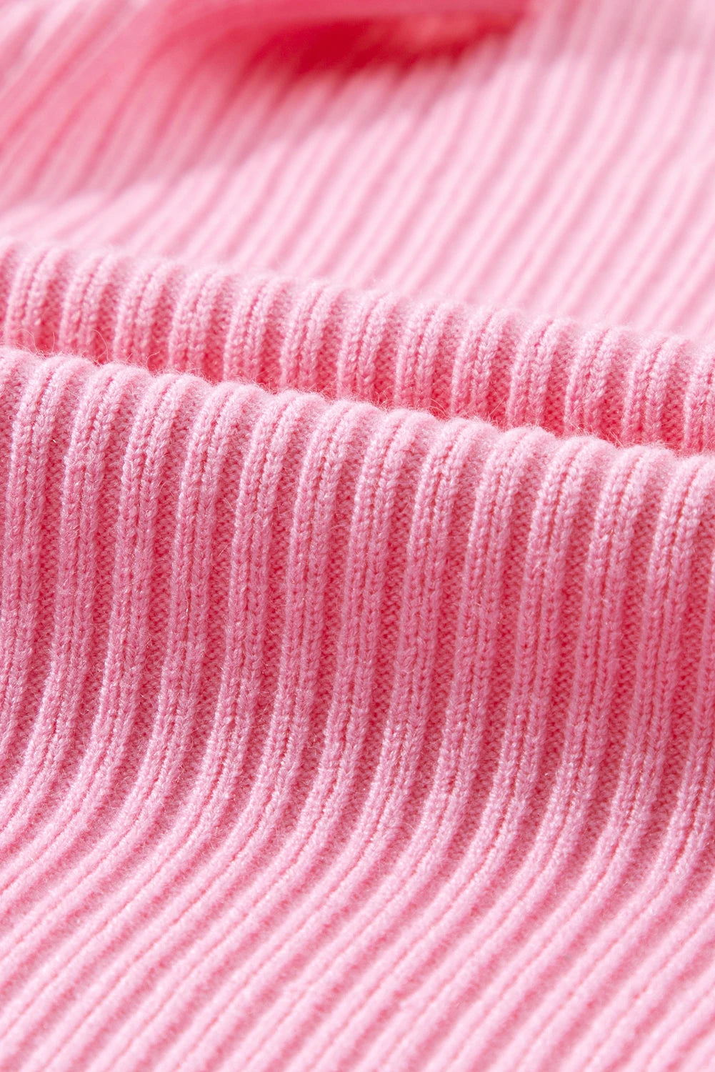 Dolly Ribbed Patch Short Sleeve Sweater