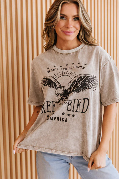 Free Bird Graphic T Shirt